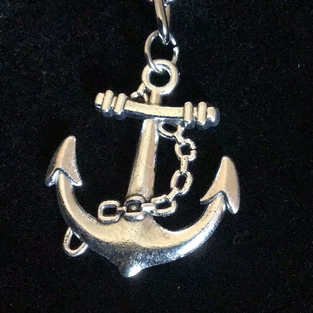 Ship Anchor Keychain Stainless Steel New
